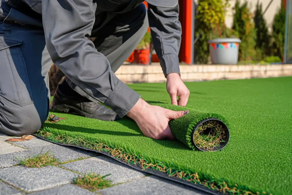 how to install artificial grass